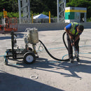 Worker filling cement crack with AST CMP-632 Dispensing System