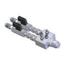 Meter mix dispensing system manifold