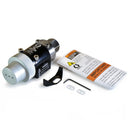 Graco 288554 automatic airless spray gun alongside mounting hardware, an Allen wrench, and an instruction manual with safety warnings.