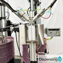 Drum pump system for two-part adhesive cartridge filling