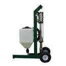 Pneumatic single component fluid and adhesive dispensing system