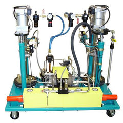 Two component meter mix dispensing systems
