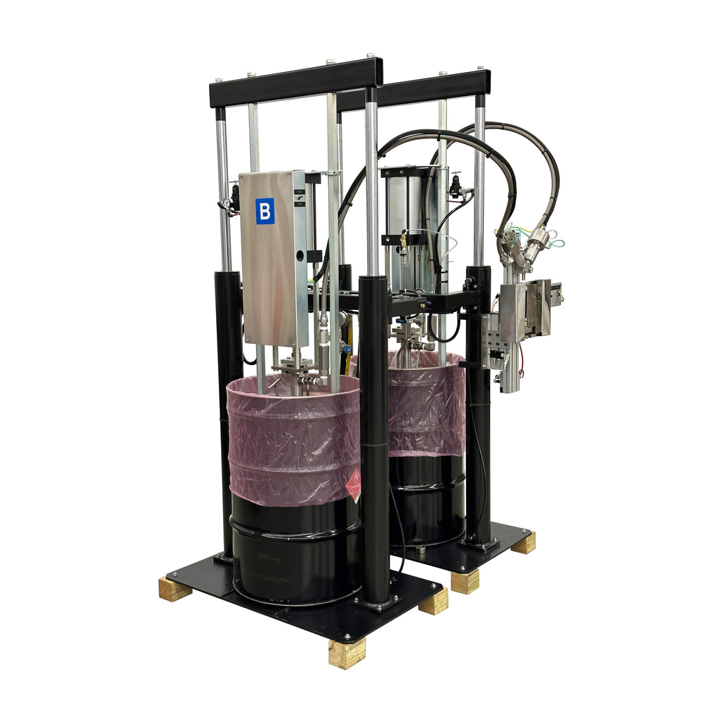 Customizable Drum Pump System for Filling Two Part Adhesive Cartridges