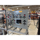 AST cartridge filling equipment control panel with digital interface, pneumatic controls, and system operation switches