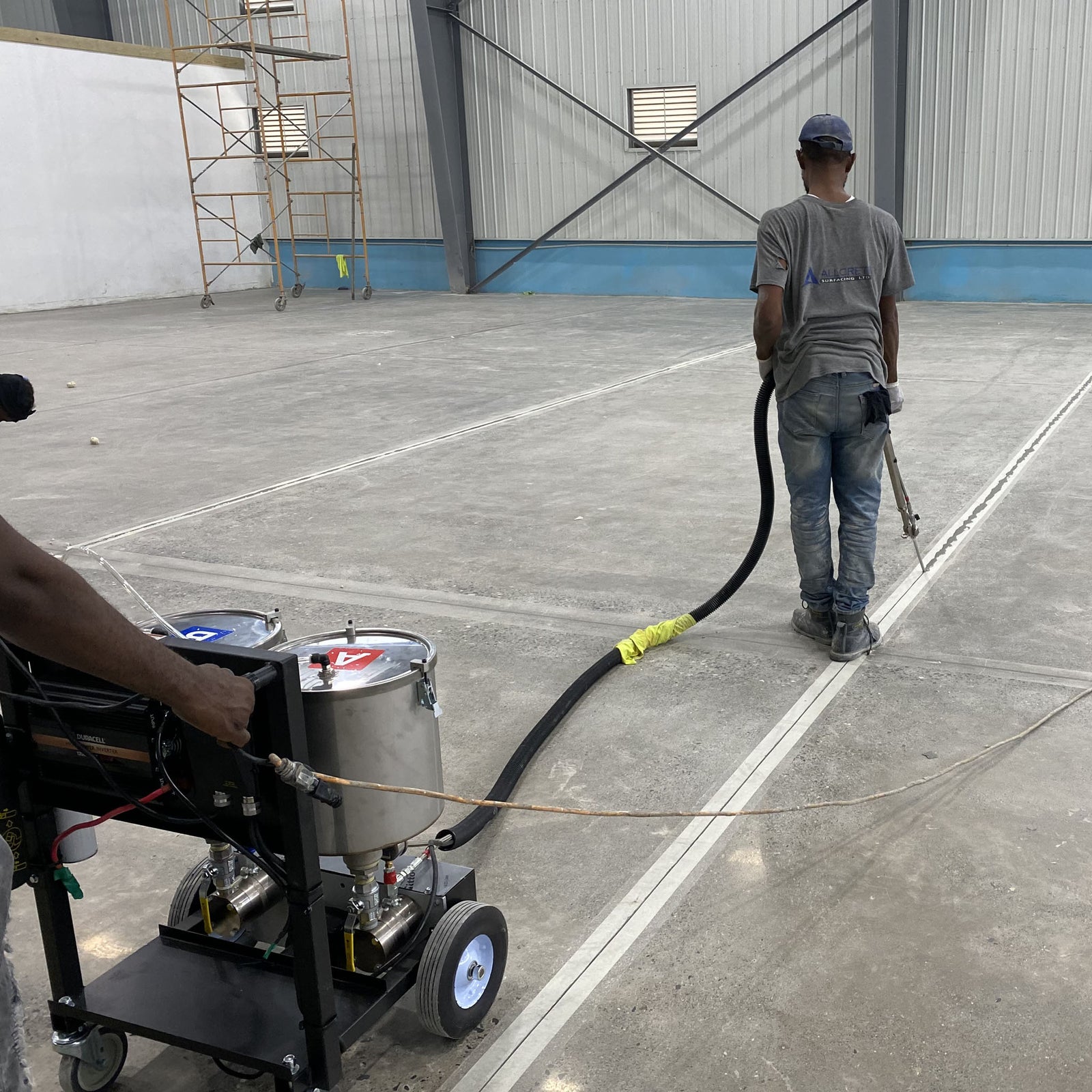 Portable Low Cost Polyurea Dispensing System for Joint Filling (AST GM