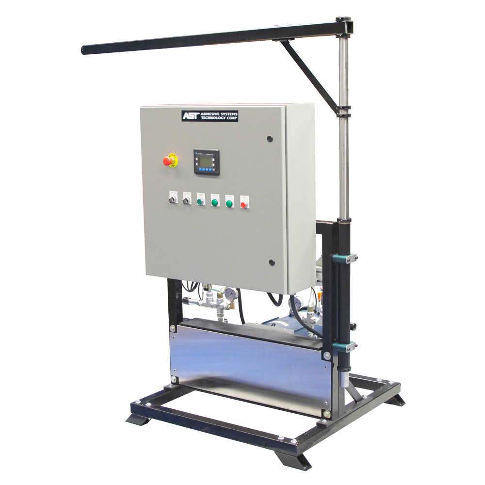 Two Part Epoxy and Urethane Dispensing System for Bridge Deck Overlays