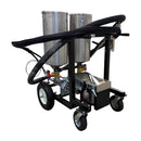 Rear view of AST RMP 824-C high-volume epoxy dispensing system