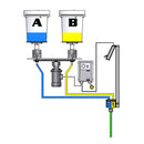 AST SOC 050 meter mix dispensing system drawing