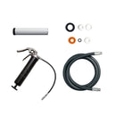 AST SP-55 Spare Parts Kit with pump repair kit, hydraulic hose, grease gun, and maintenance tube on white background