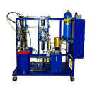 Rear view of dual meter IMC machine
