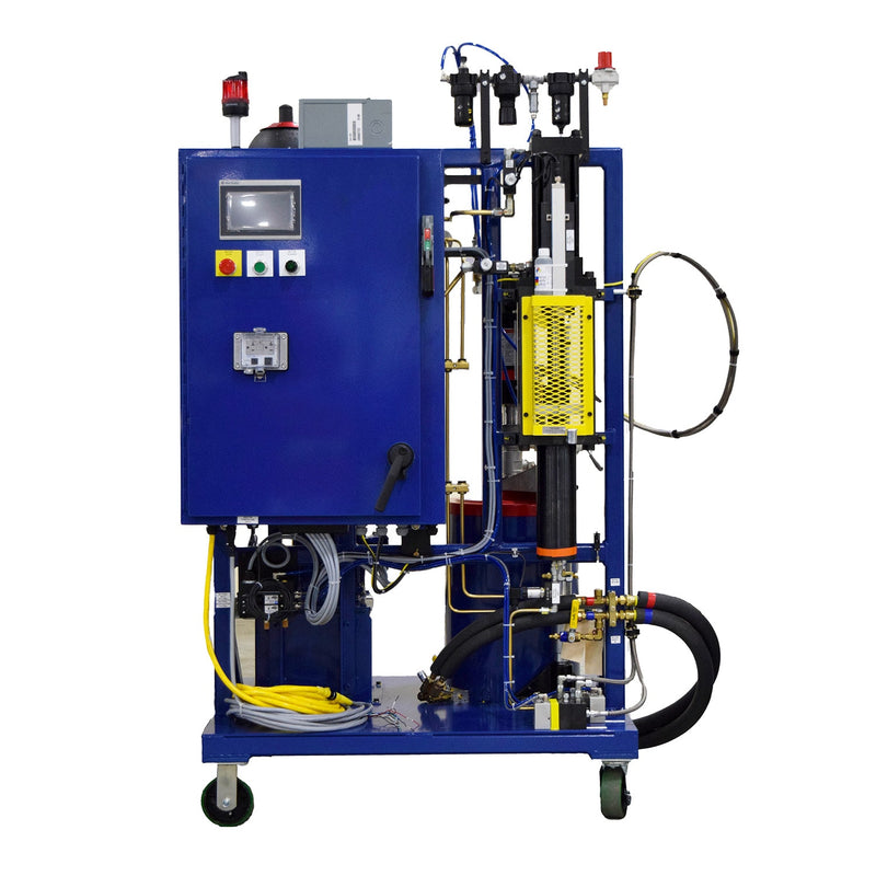 Front view of single meter IMC machine