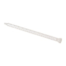 Infinity Bond 160-824 static mixer with 24 elements, featuring a bell inlet and stepped tip for 1:1 and 2:1 two-part adhesive applications.