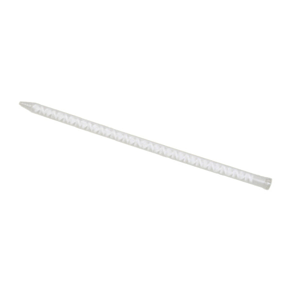 Infinity Bond 161-224 static mixer nozzle with 24 elements, featuring a bell inlet and stepped tip for dispensing 1:1 and 2:1 low-viscosity adhesives.