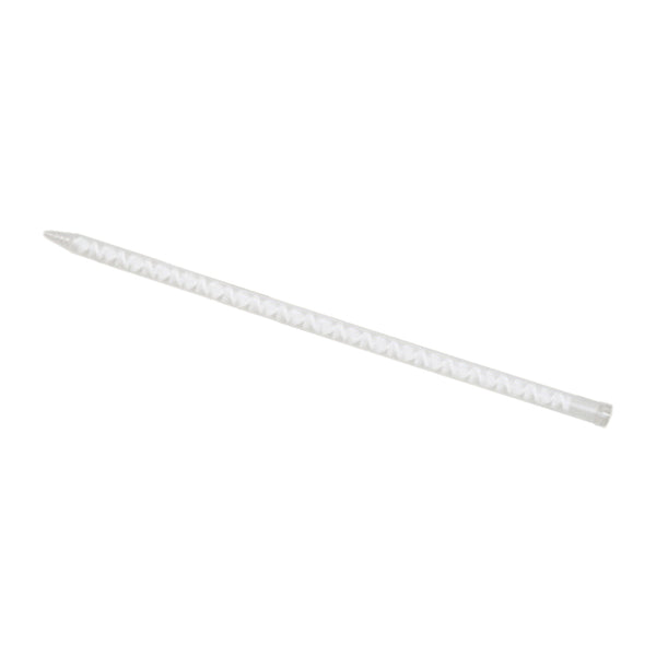 Infinity Bond 161-236 static mixer nozzle with 36 elements, bell inlet, and stepped tip for precise dispensing of 1:1 and 2:1 adhesives.
