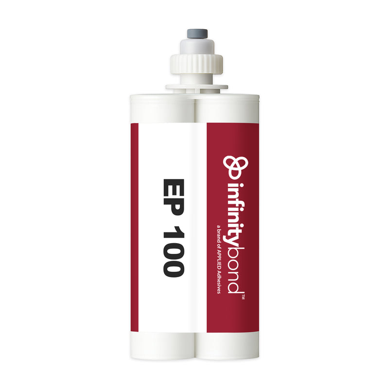 400 ml C-System Cartridge of Infinity Bond EP 100 – Fast-set clear epoxy, 1:1 ratio, strong everyday bonding solution