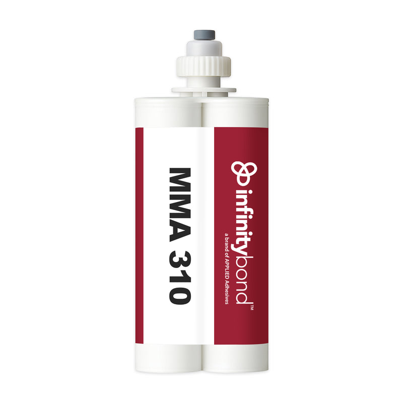 400 ml C-System Cartridge of Infinity Bond MMA 310 – 1:1 structural methacrylate adhesive for metals and plastics