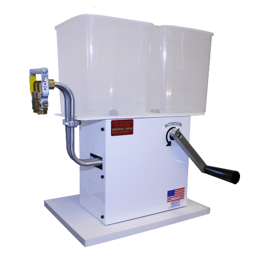Low Cost Meter Mix Dispensing System - Hand Crank Driven