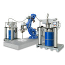 Automated dispensing system for potting high voltage batteries