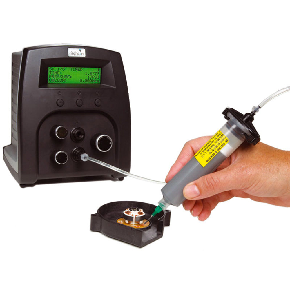 Package offer for pneumatic dispenser and dispensing tips kit
