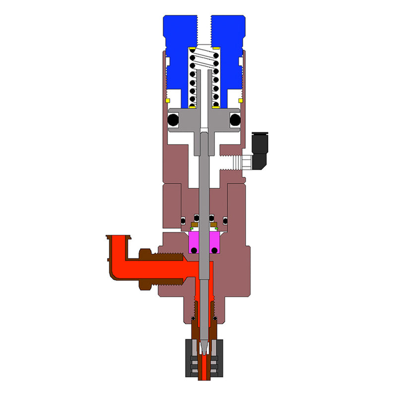 Techcon Valves Pneumatic Adjustable Needle Valve for Fluid and Adhesive Dispensing