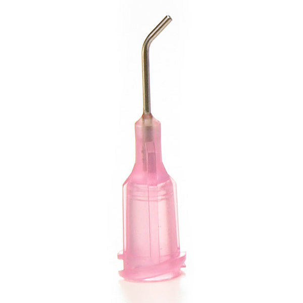 20 Gauge Pink 45 Degree Adhesive Needle