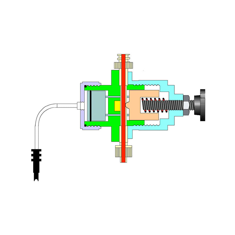 Techcon TS1212 Pinch Tube Valve Diagram