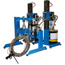 Two part meter mix dispensing system from drums, totes or reservoir